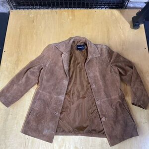 Bernardo Brown Suede Jacket